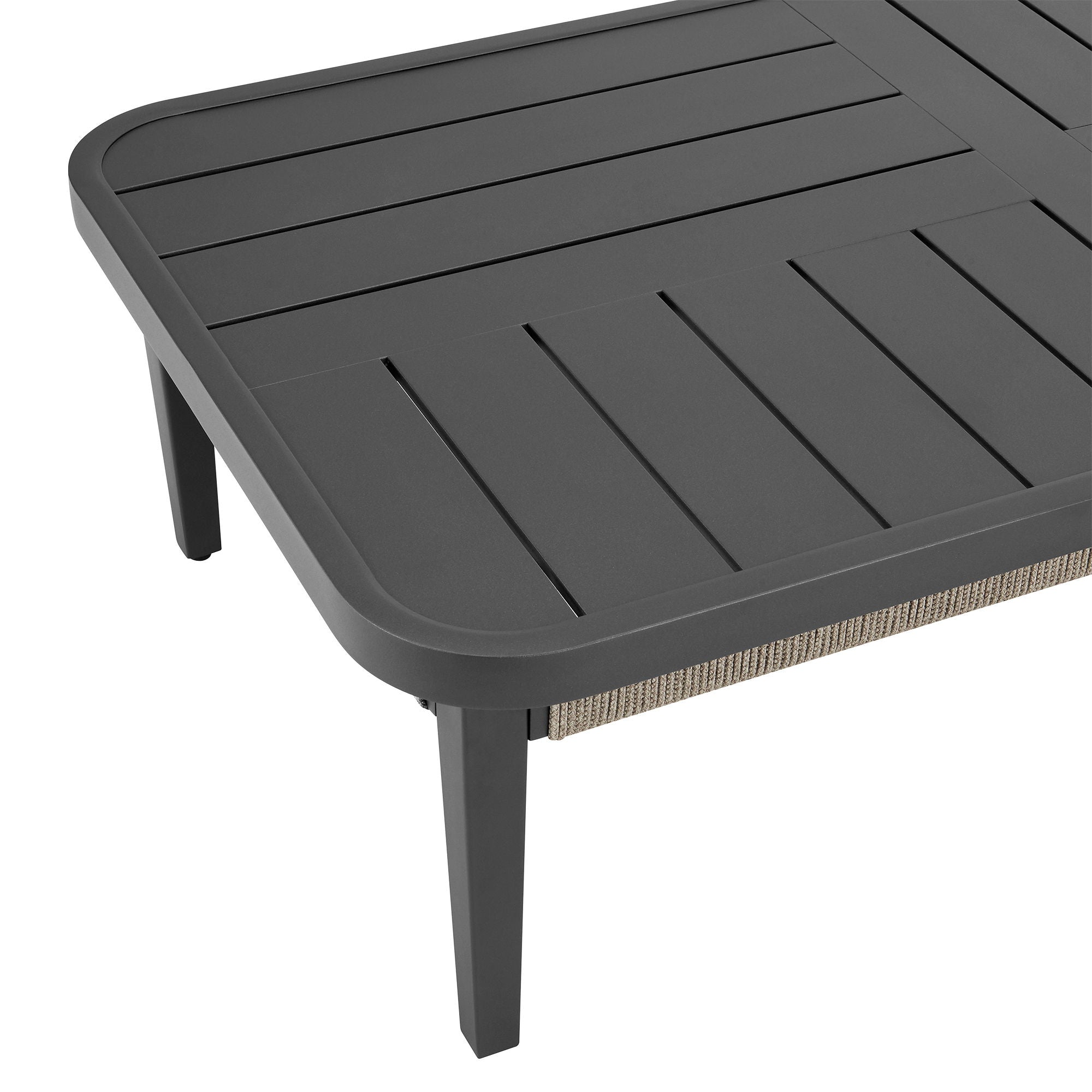 Zella - 4 Piece Outdoor Patio Conversation Set - Light Gray