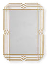 Claybrook - Accent Mirror - Gold Finish