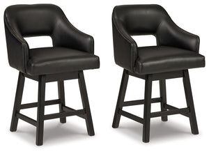 Tallenger - Upholstered Swivel Barstool (Set of 2)