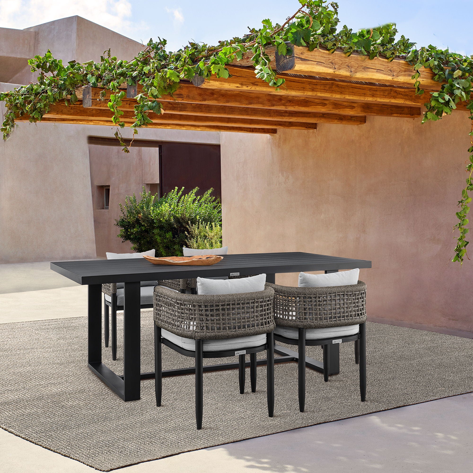 Alegria - Outdoor Patio Dining Table Set With Cushions