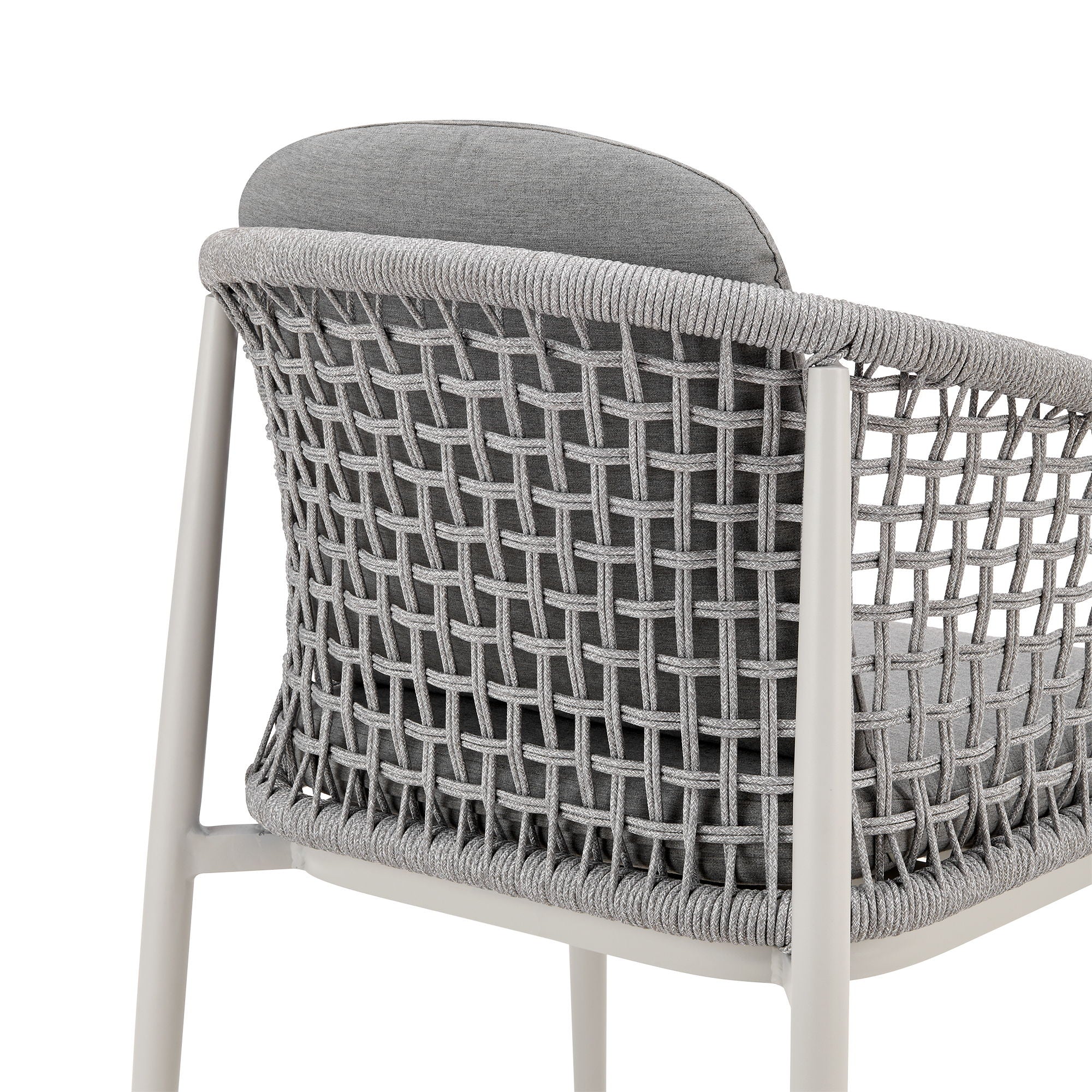 Rhodes - Outdoor Patio Dining Chair (Set of 2) - Light Gray