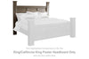 Juararo - King/Cal King Poster Headboard - Dark Brown