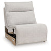 Modmax II - Power Armless Recliner With Adjustable Headrest - Stone