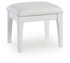 Chalanna - Vanity Stool - White