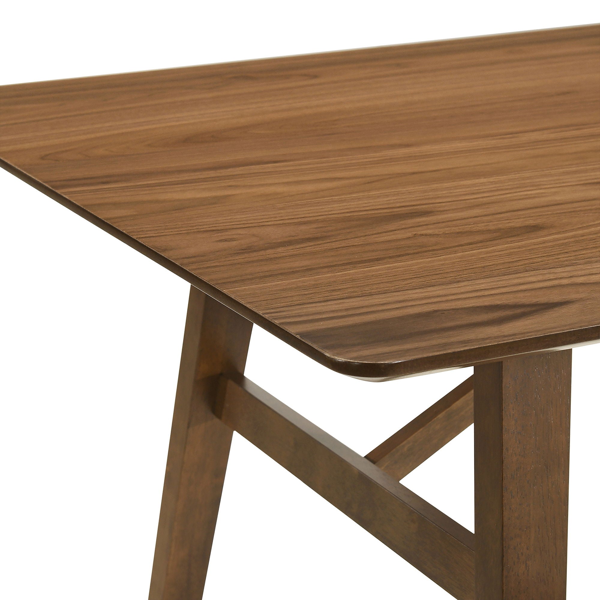Channell - Walnut Wood Dining Table Set
