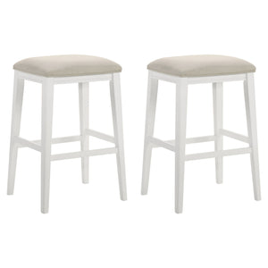 Jane - Contemporary Transitional Wood Bar Height Kitchen Bar Stool