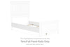 Fortman - Twin/Full Panel Rails - White