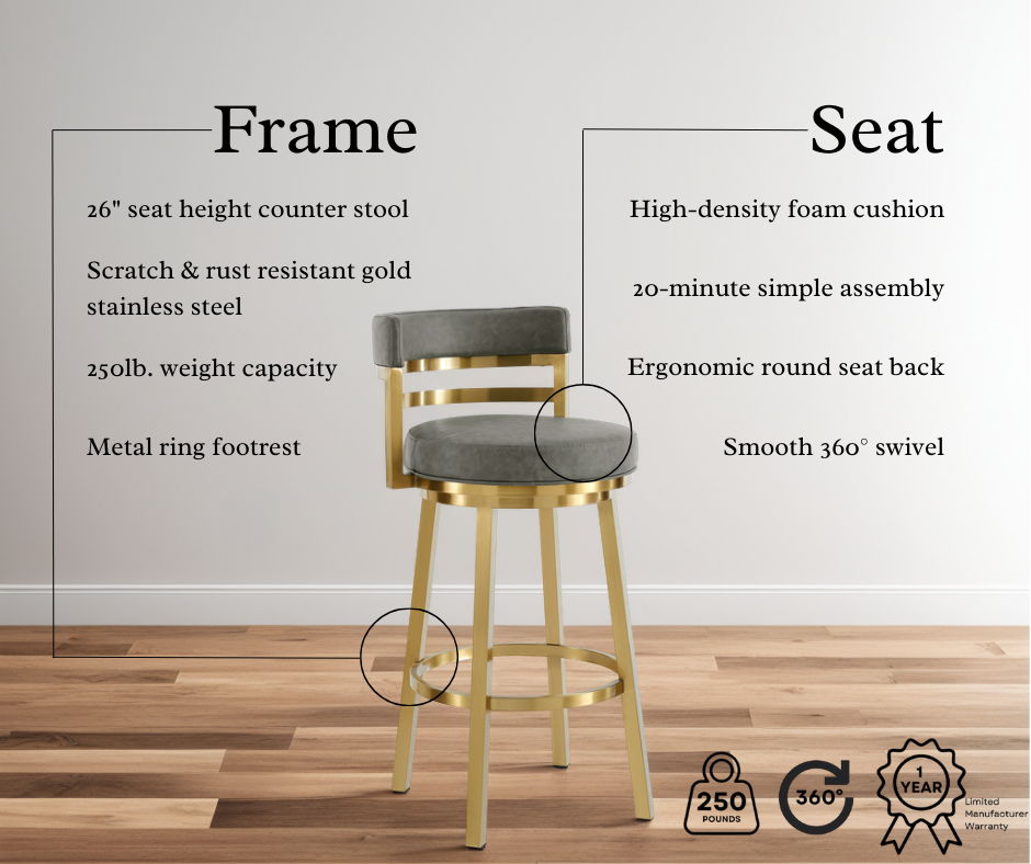 Madrid - Swivel Stool