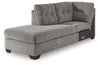 Marleton - Laf Corner Chaise - Gray