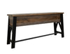 Loft - Counter Height Sofa Table - Two Tone Gray / Brown