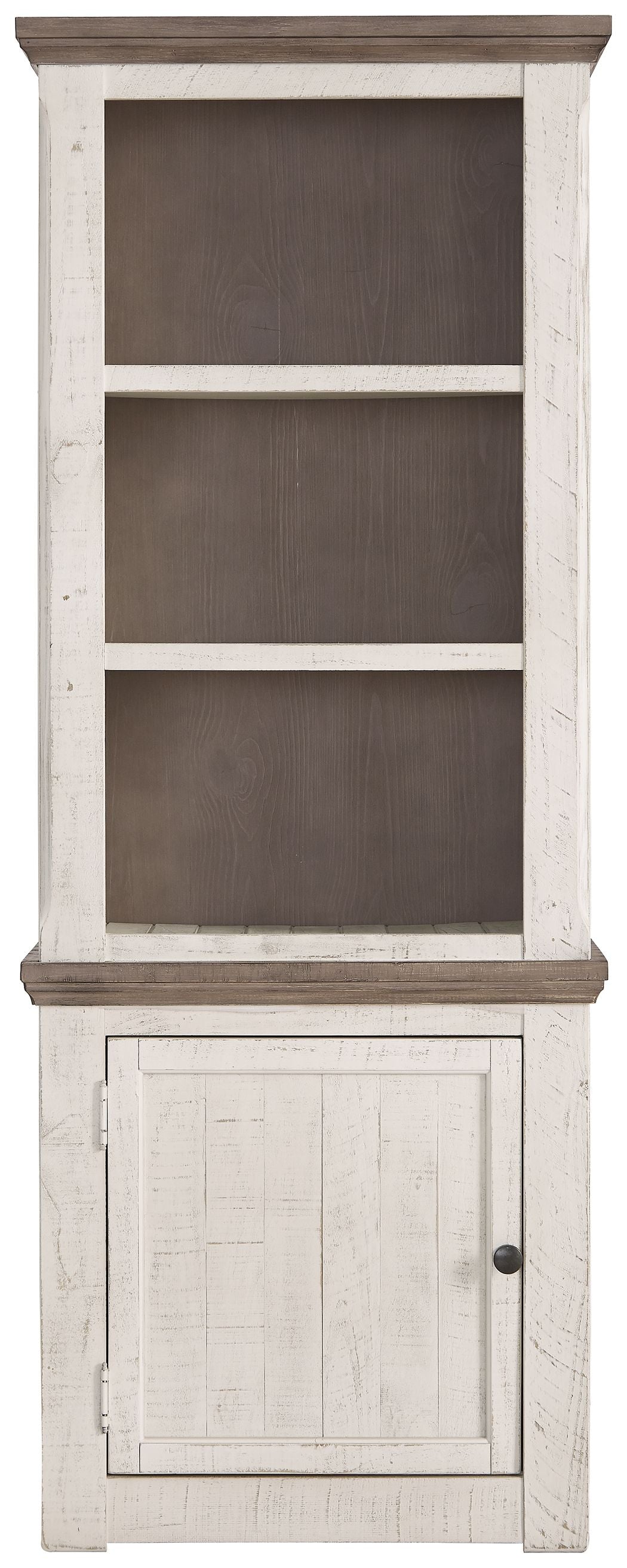 Havalance - Left Pier Cabinet - Brown / Beige