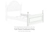 Kozlani - Full Panel Footboard - White