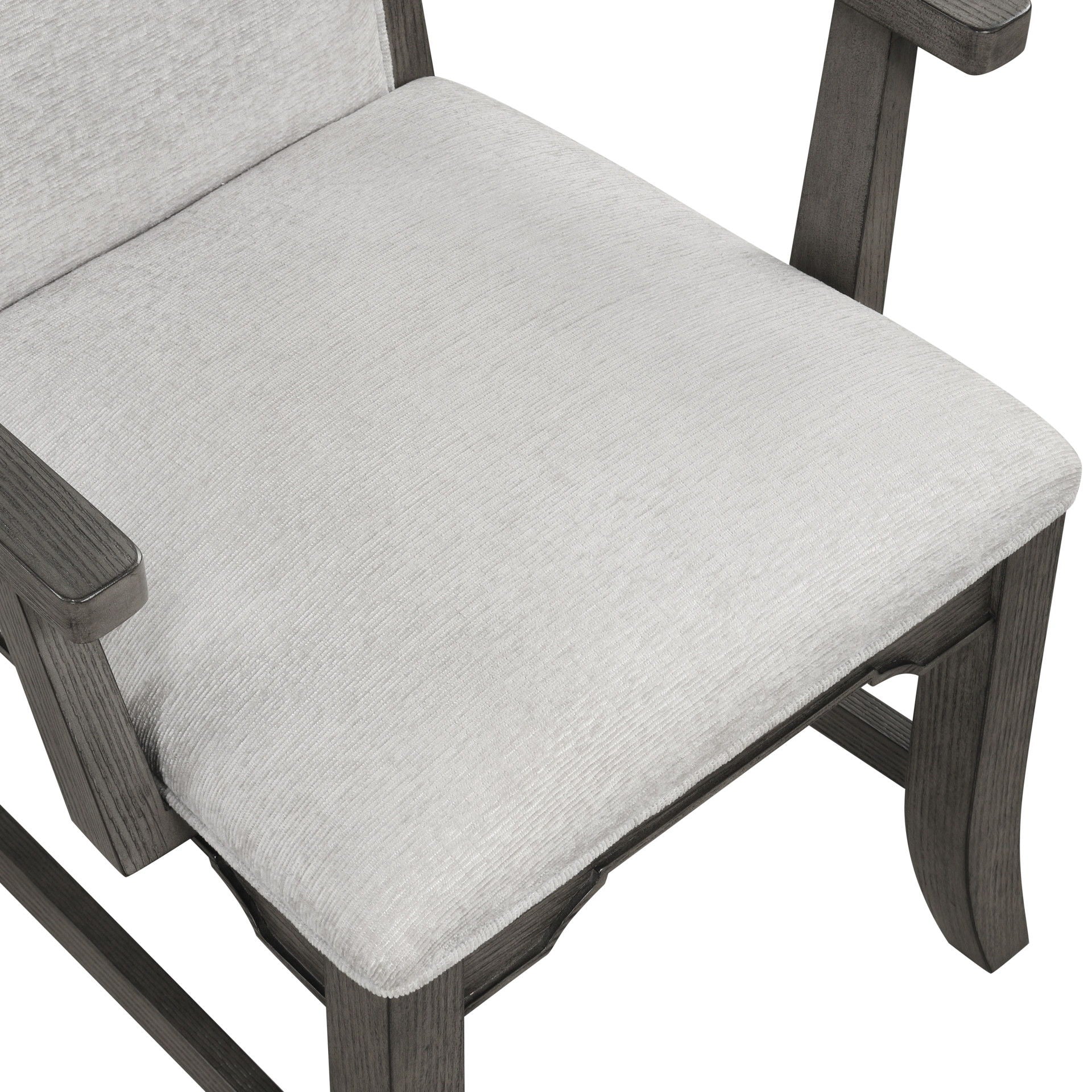 Lisbon - Dining Arm Chair (Set of 2) - Gray