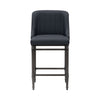 Marvin - Steel Frame Faux Leather Upholstered Counter Height Barstool