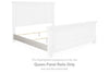 Robbinsdale - Queen Panel Rails - Antique White
