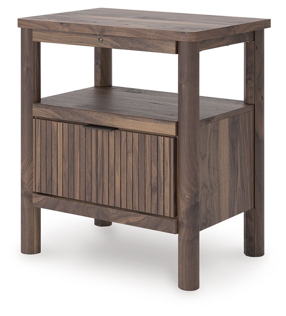 Pamytta - One Drawer Night Stand - Brown