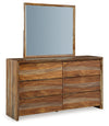 Dressonni - Dresser And Mirror - Brown