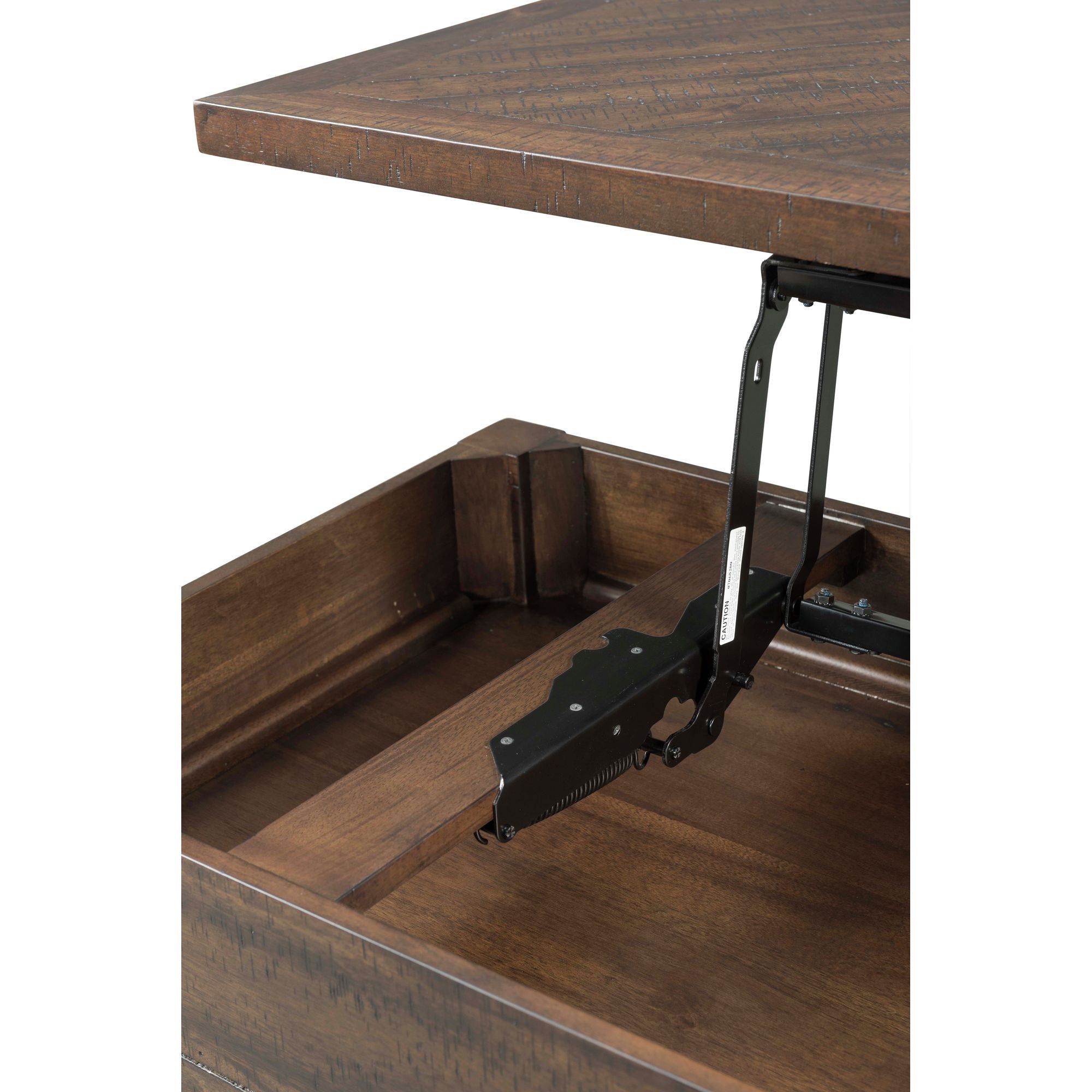 Jax - 3 Piece Occasional Table Set (Lift Top Coffee & Two End Tables) - Cherry