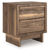 Chirason - Two Drawer Night Stand - Brown