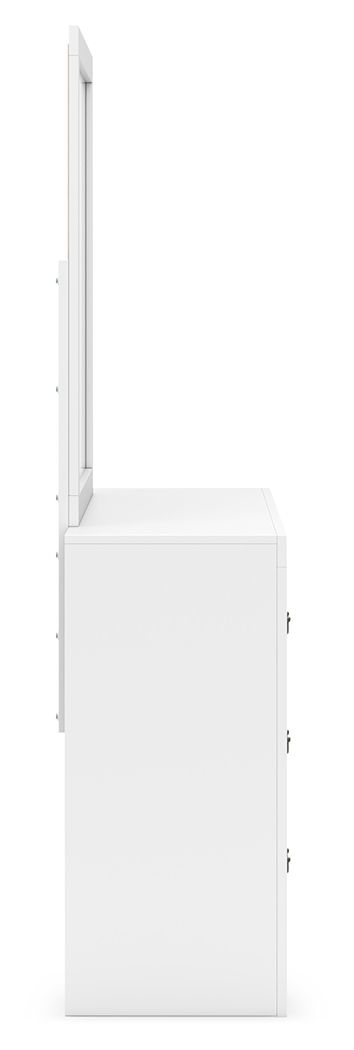 Binterglen - Dresser And Mirror - White