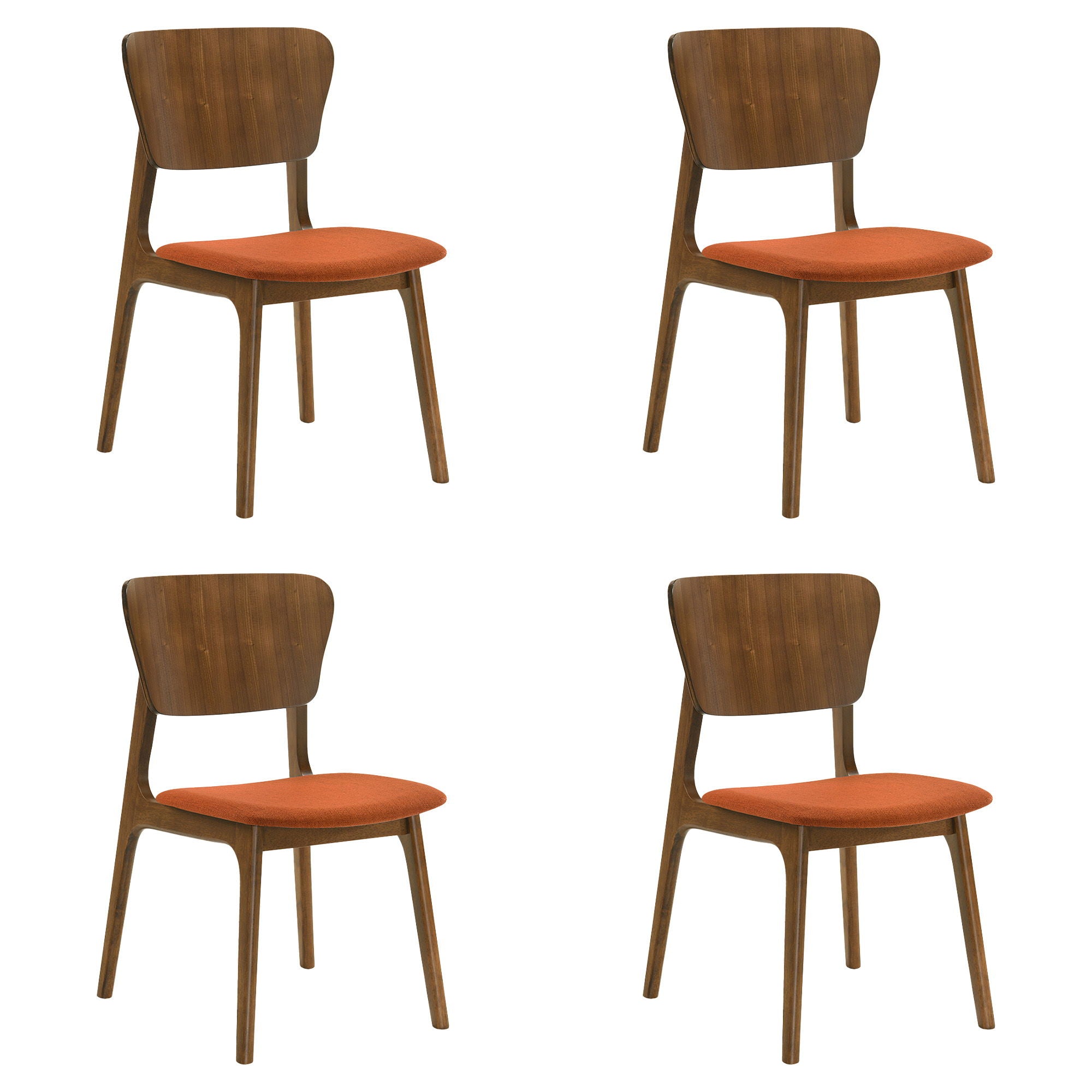 Kalia - Dining Chair With Walnut Frame