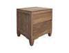 Parota Nova - 2 Drawer Nightstand - Brown Cappuccino
