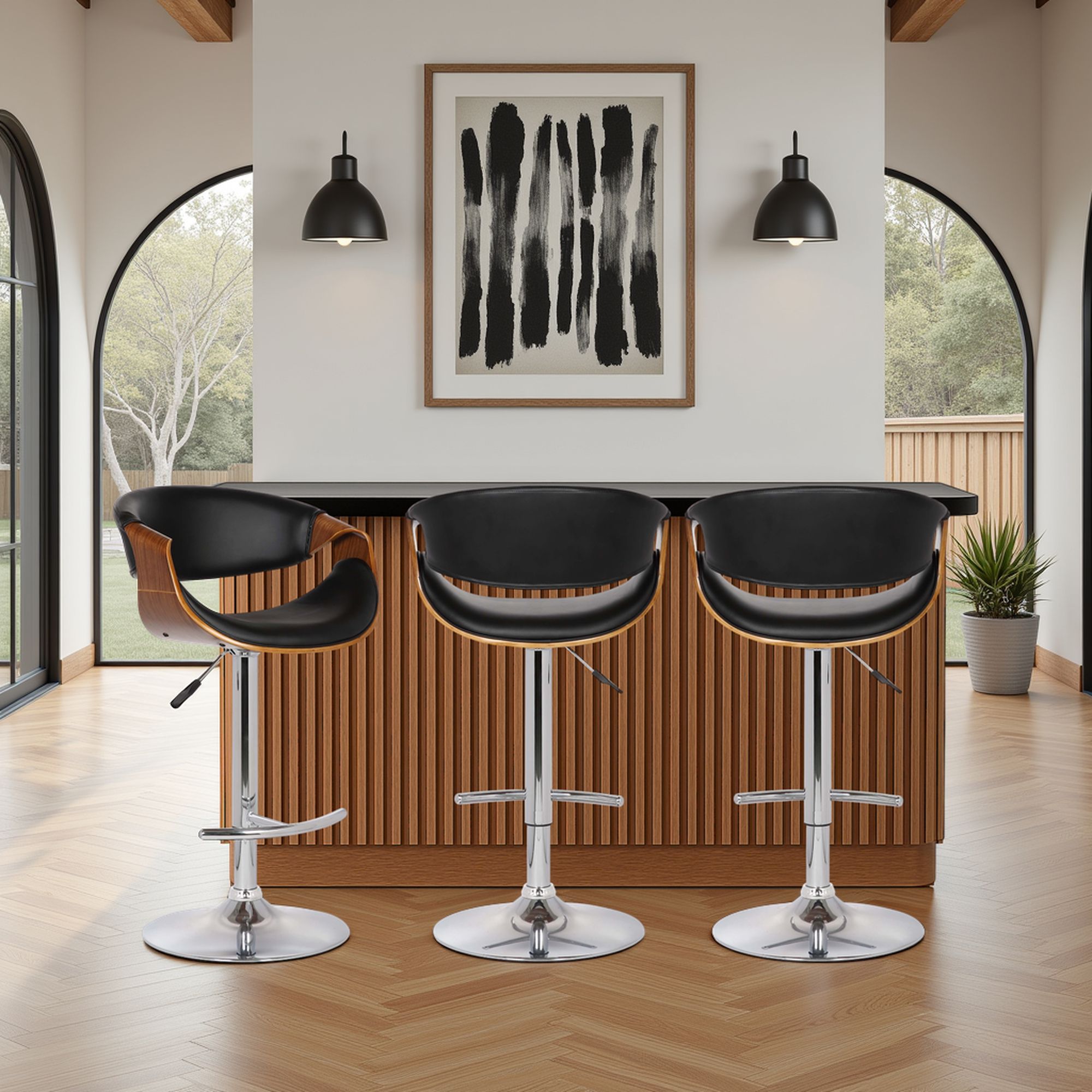Butterfly - Adjustable Height Swivel Bar Stool