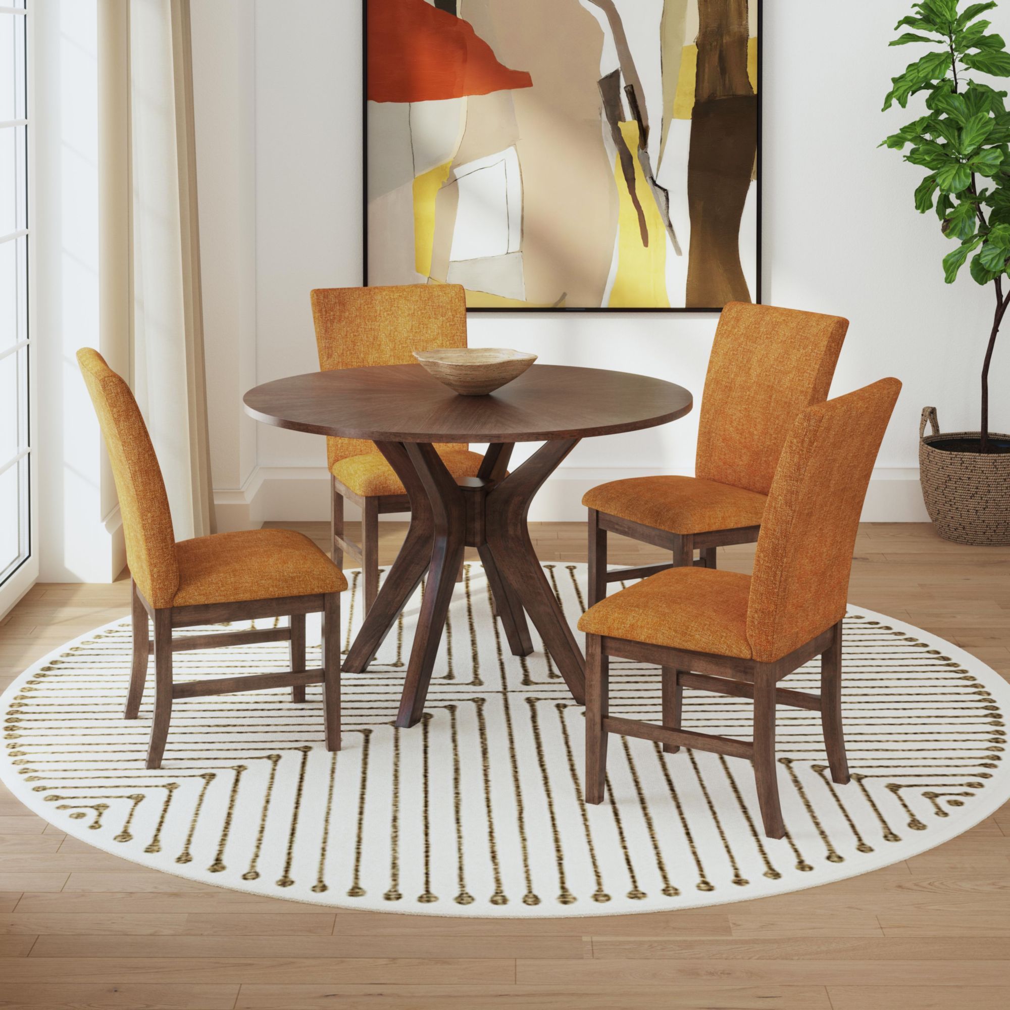 Santa Barbara - Fabric Dining Side Chair (Set of 2)