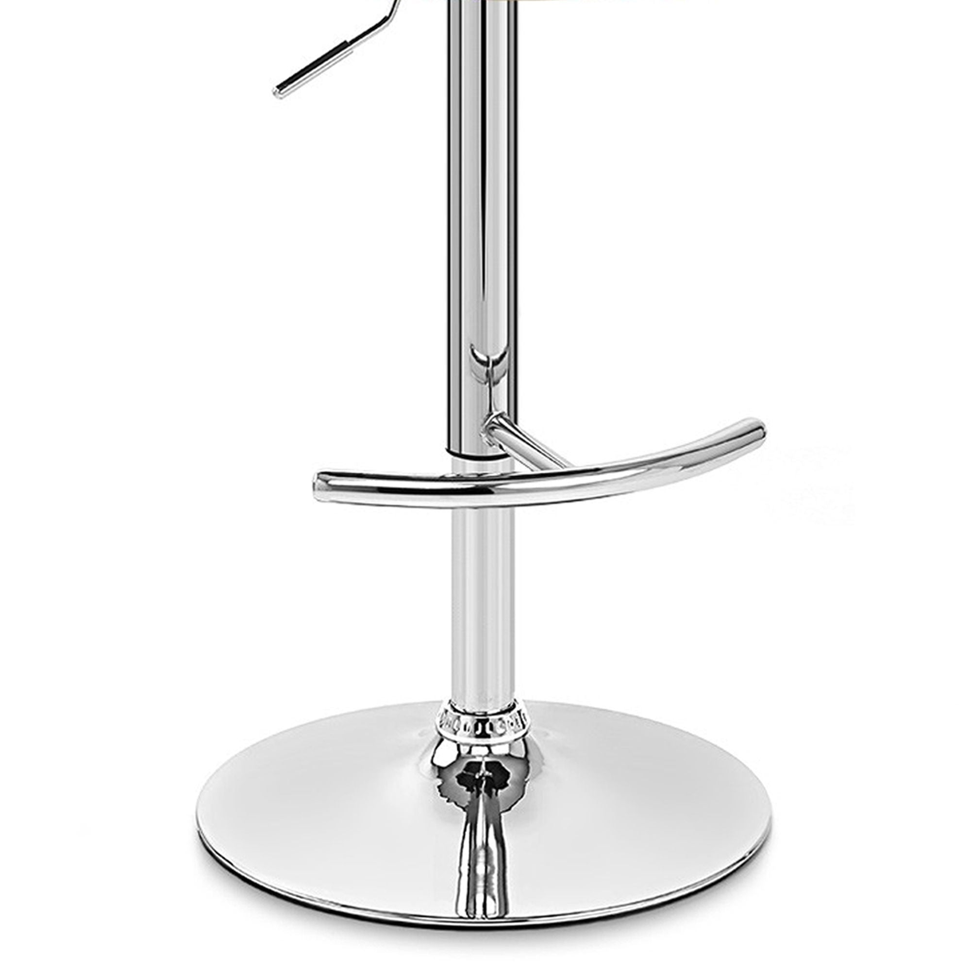 Naples - Adjustable Height Swivel Bar Stool - Walnut / Black
