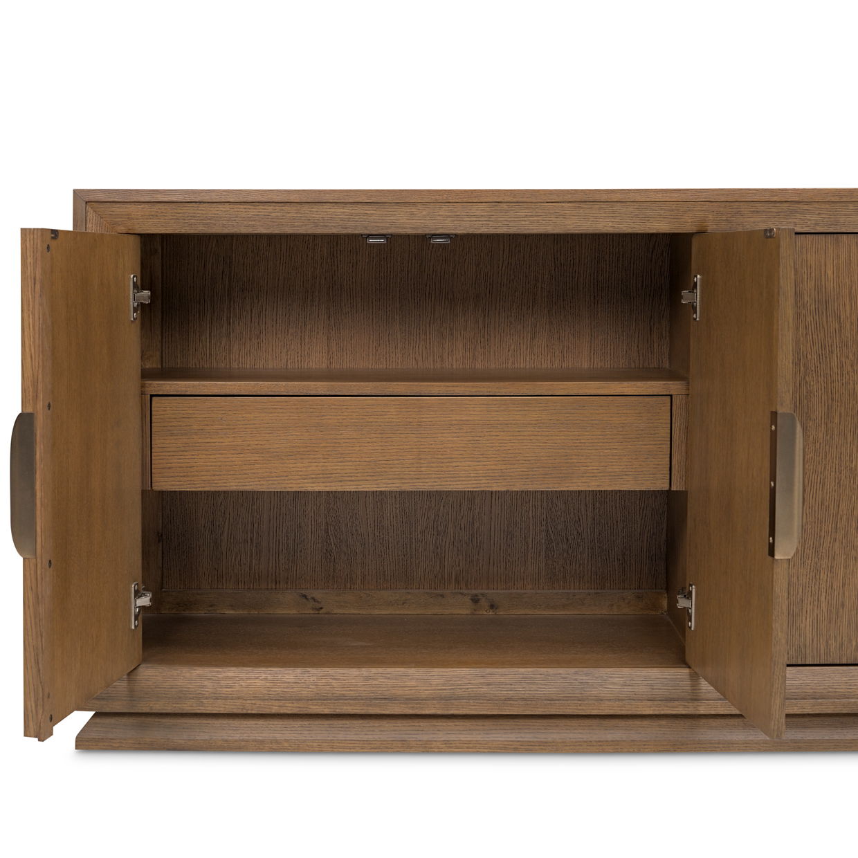 Portrait - Sideboard With LED Lights - Sienna Brown