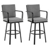 Arnauld - 30" Outdoor Patio Swivel Bar Stool Set
