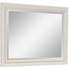 Shaybrock - Bedroom Mirror - Antique White / Brown