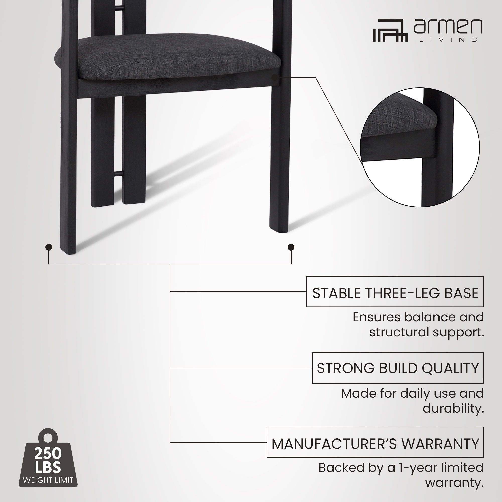 Jazmin - Contemporary Dining Chair