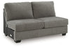 Clarington - Armless Loveseat - Greystone