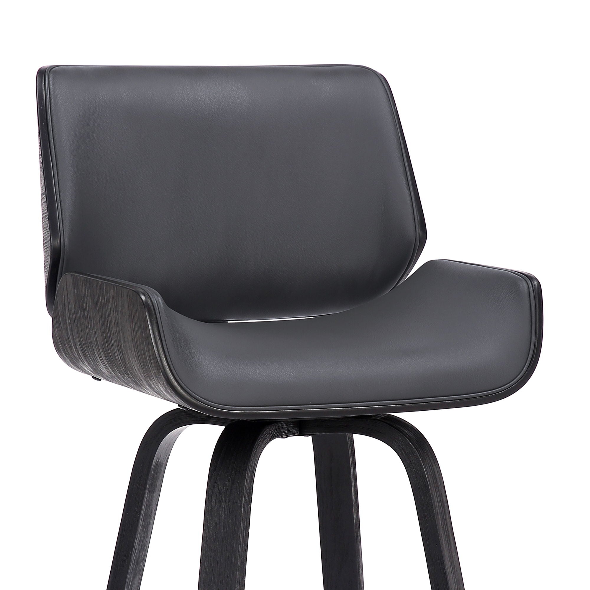 Tyler - 26" Counter Height Swivel Bar Stool With Black Frame