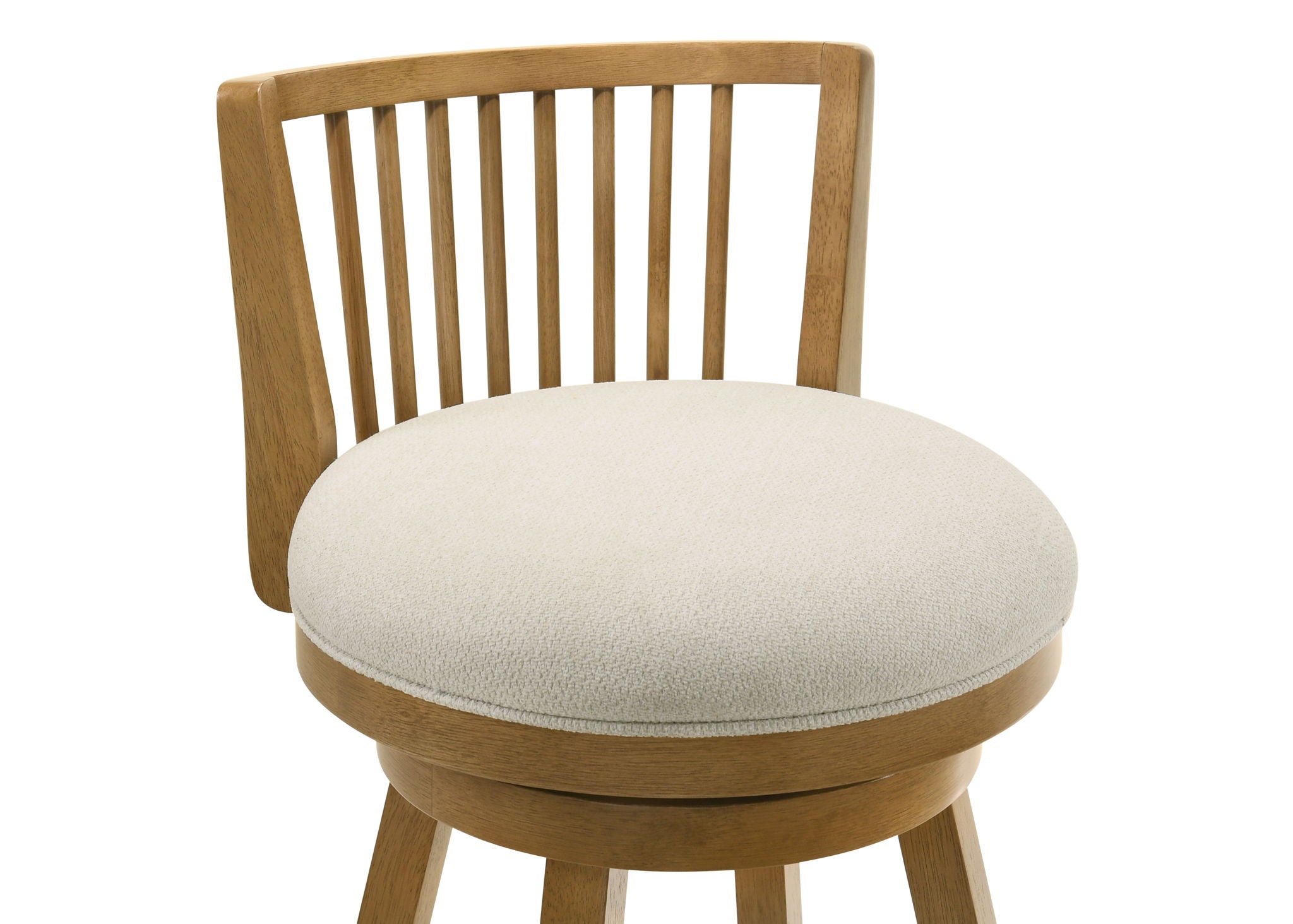 Harper - 26" Amber Glow Counter Height Rubberwood Swivel Barstool