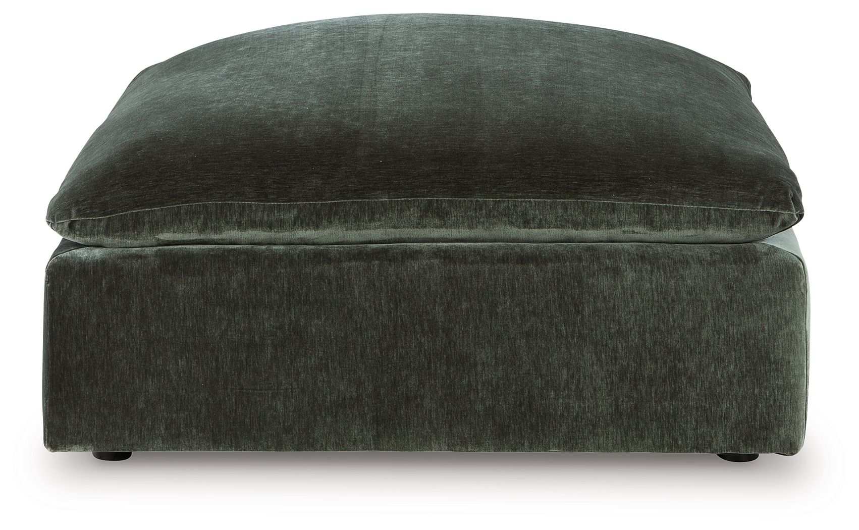 Carriage View - Oversized Accent Ottoman - Jade