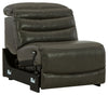 Center Line - PWR Armless REC w/Adj Headrest - Dark Gray