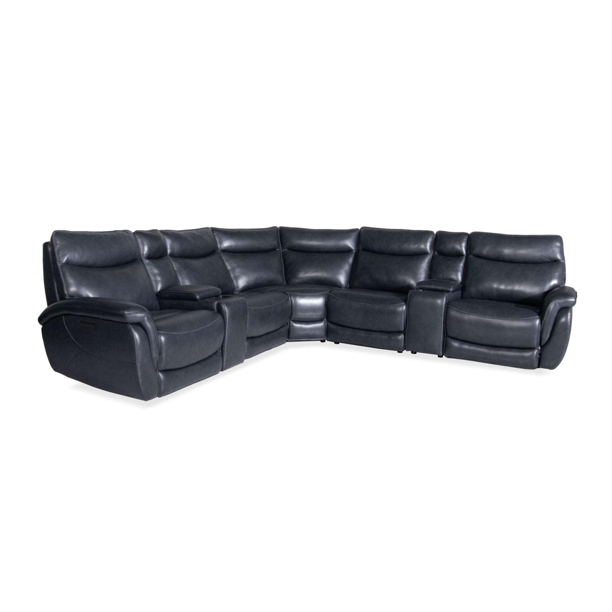 Mega CMS U99010 - 6pc Reclining Sectional - Cheers