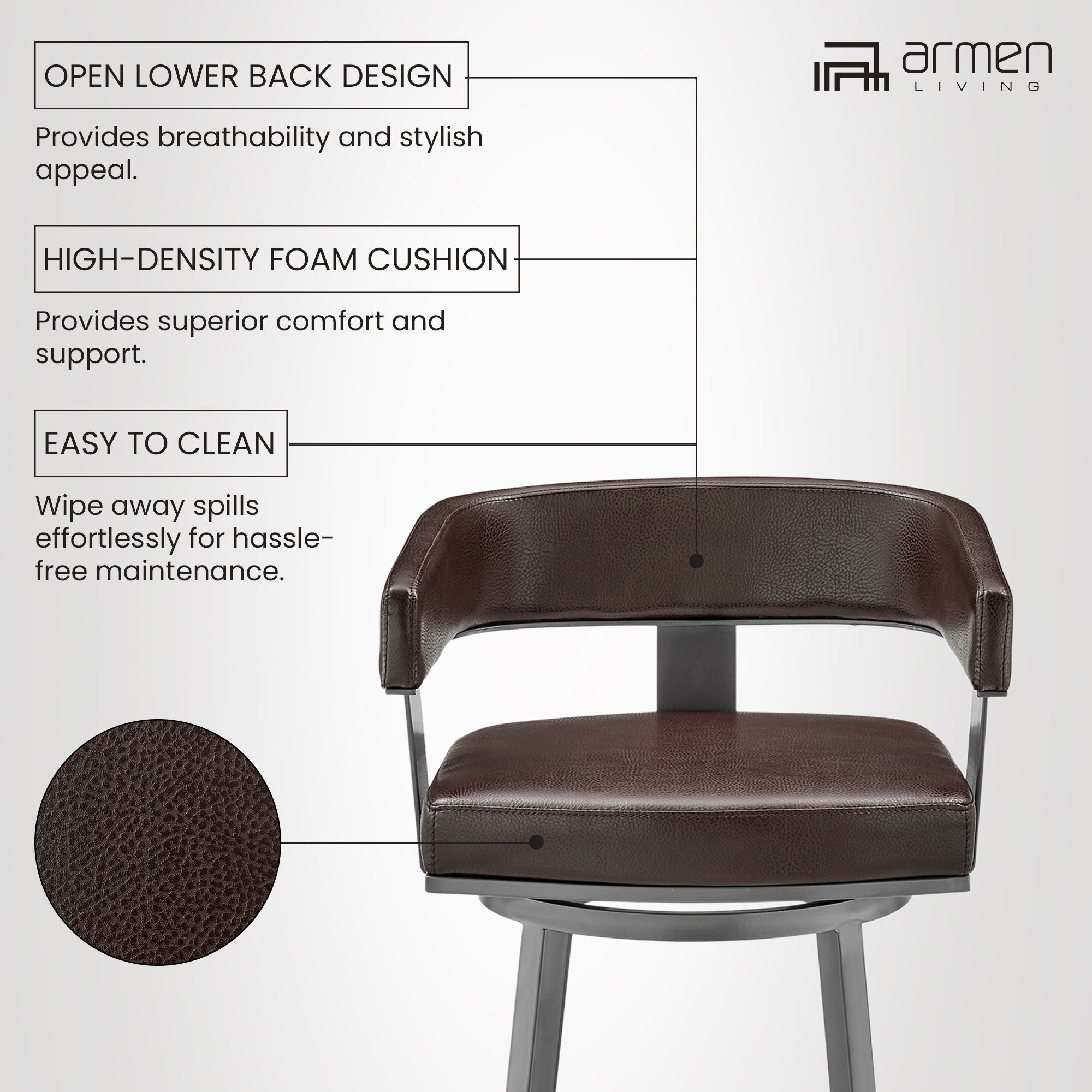 Lorin - Swivel Bar Stool