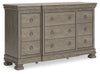 Lexorne - Dresser - Gray