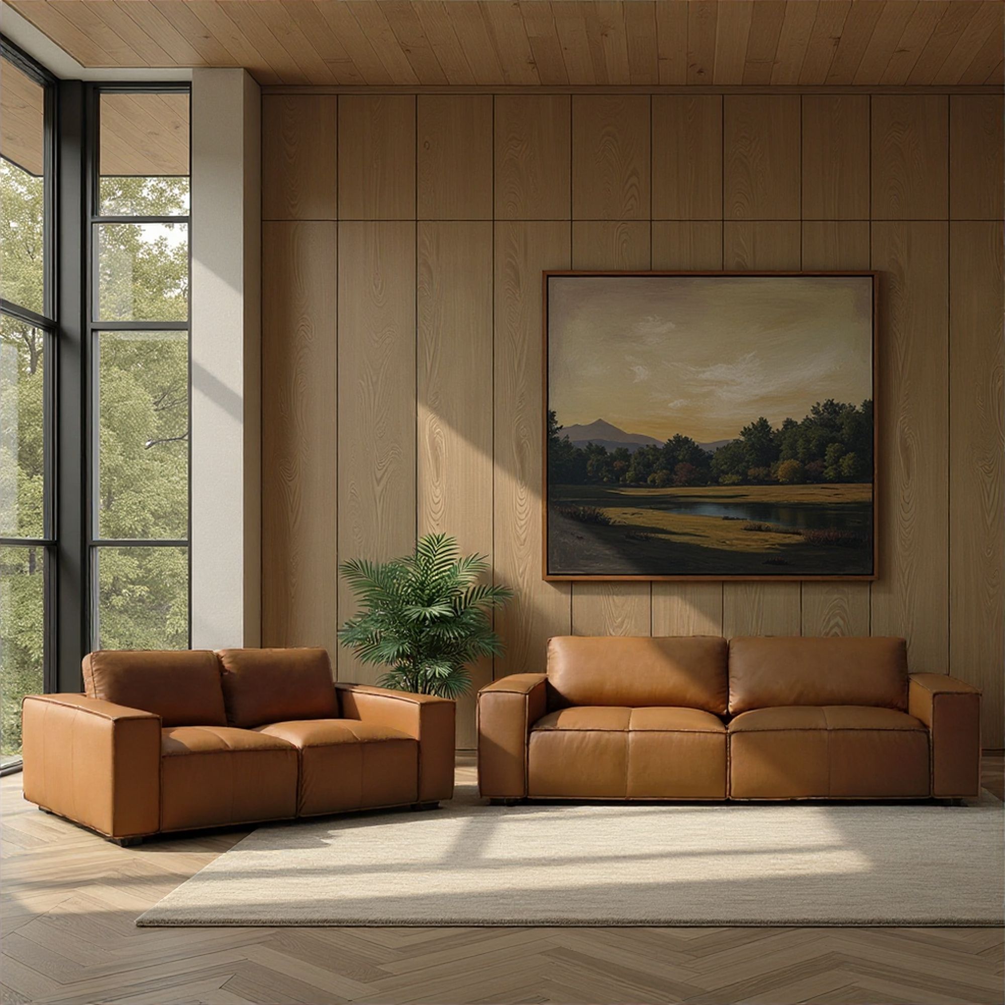 Clayton - 2-Piece Living Room Set (Sofa & Loveseat)