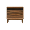 Artemio - 2 Drawer Wooden Nightstand With Shelf