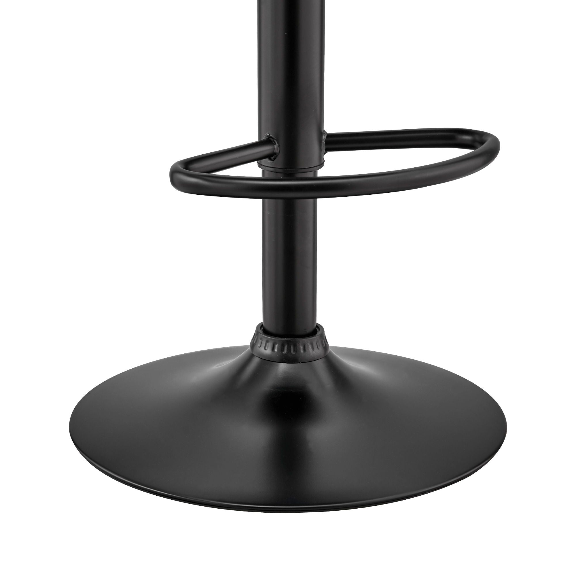 Brock - Adjustable Bar Stool With Black Base