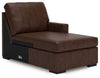 McDowlan - RAF Corner Chaise - Coffee