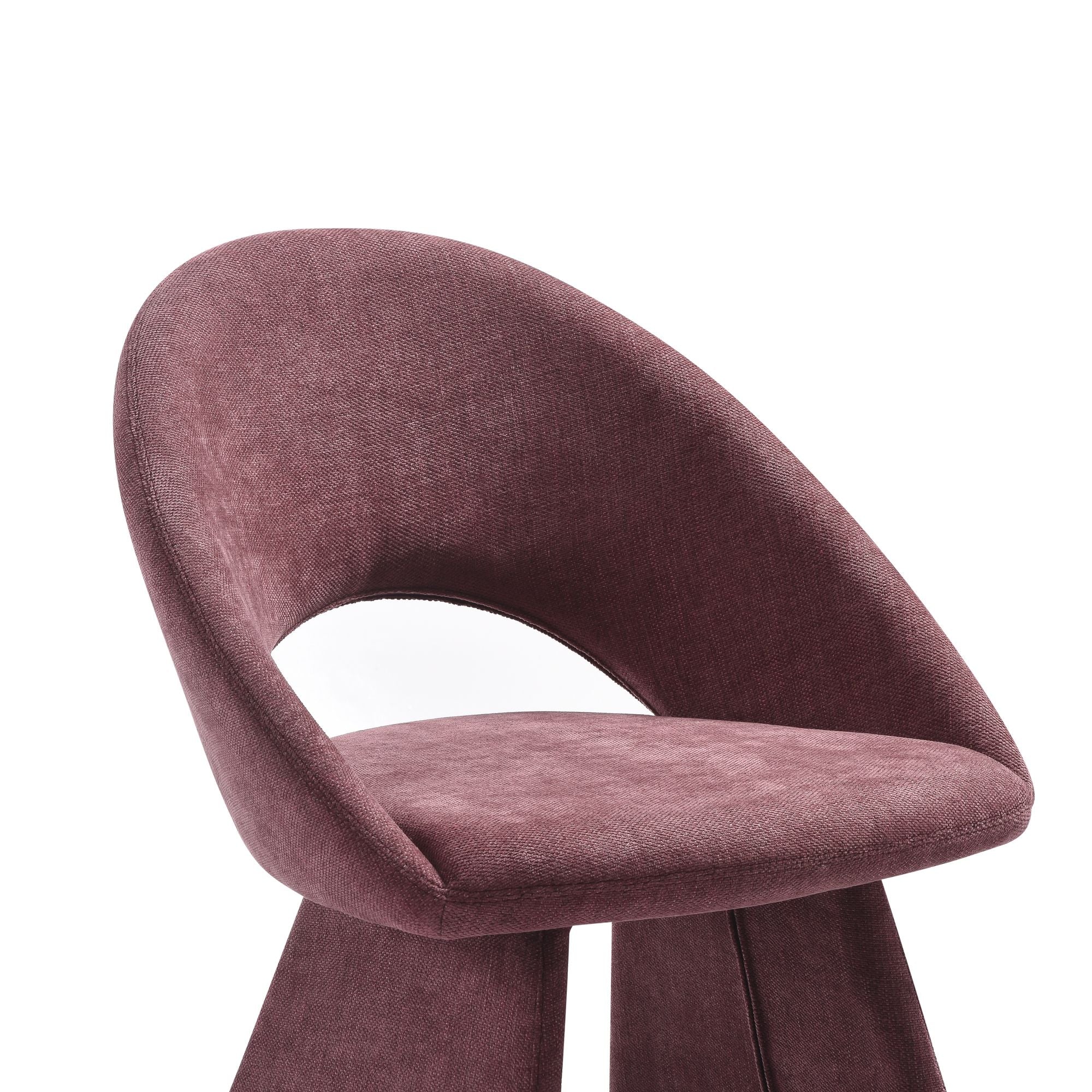 Angelina - Modern Curved Back Upholstered Dining Chair