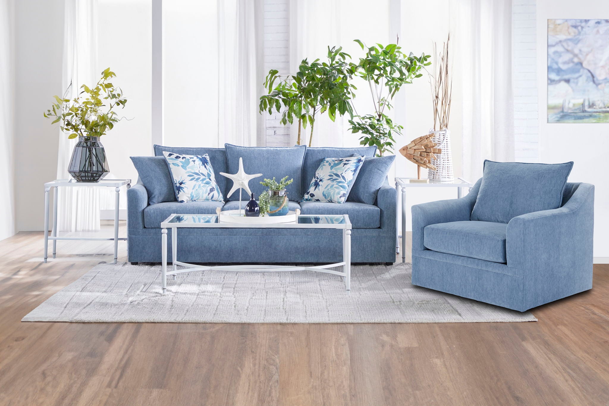 Sylvie - Sofa With 4 Accent Pillows