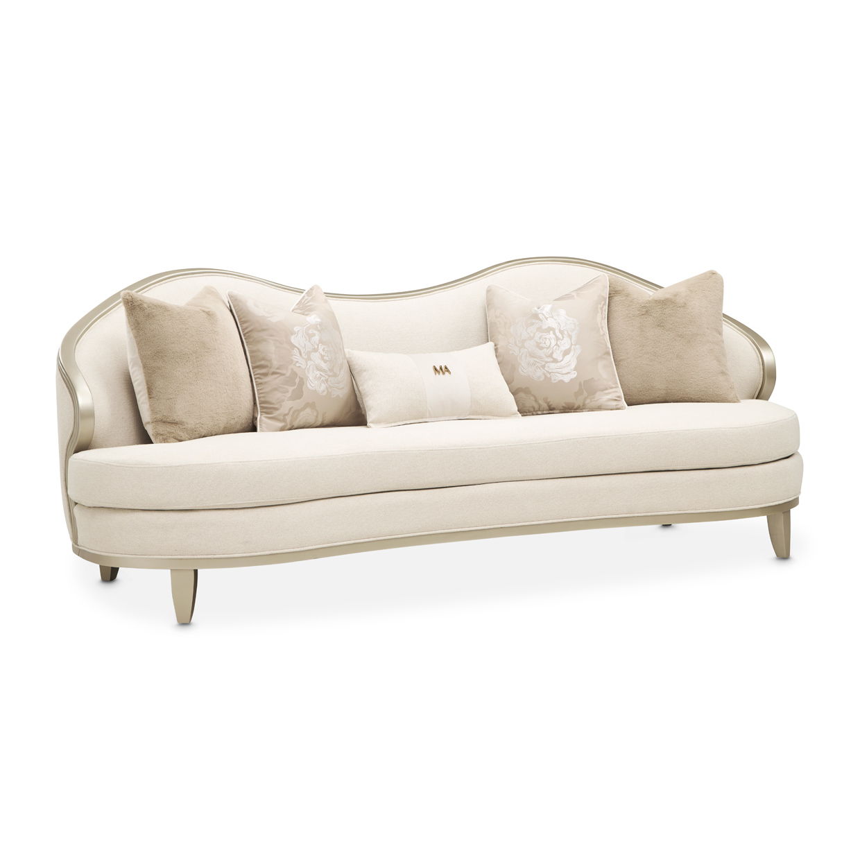Camellia Field - Sofa - Cornsilk / Caramel