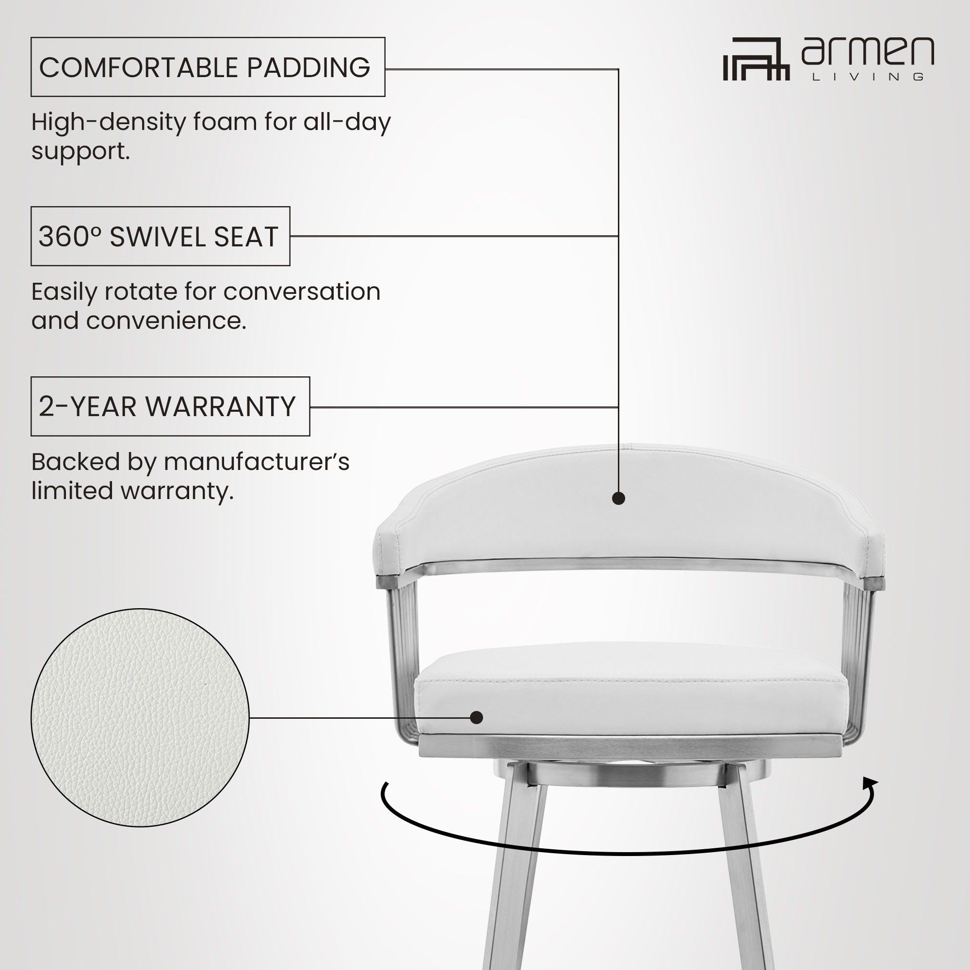 Chelsea - Swivel Bar Stool