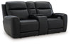 5Z-Comfort - Relaxation - Power Reclining Loveseat with Console / Adj Headrest